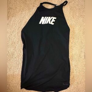 Nike blank and white tank top